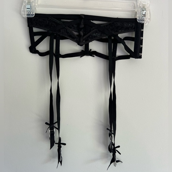 For Love And Lemons Black Lace Garter - Picture 7 of 7